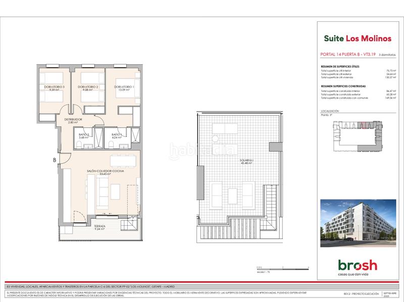 Foto 3544fa2e-112d-4862-b1ba-0b8f7e9f105a. Flat 169m<sup>2</sup> with pool in Los Molinos Getafe