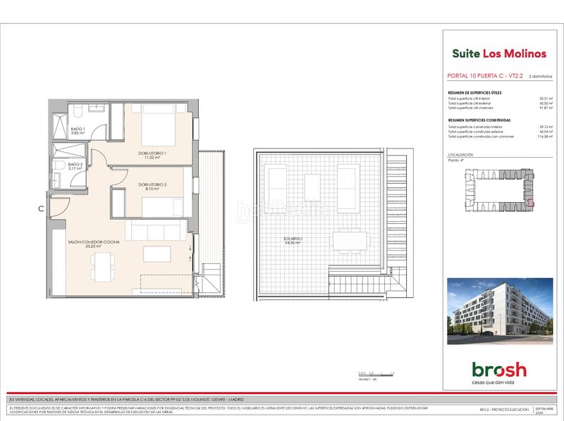 Foto 5c34c30f-42c2-4aa7-bf2c-bf097535f09f. Etagenwohnung 116m<sup>2</sup> mit pool in Los Molinos Getafe