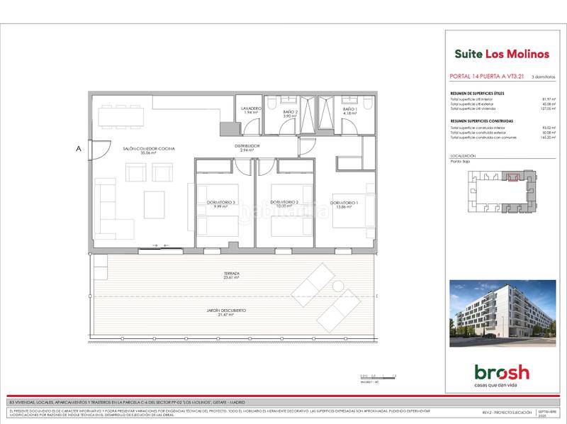 Foto 0f846451-5073-4838-b637-ae5d2bf71bea. Pis 165m<sup>2</sup> amb piscina a Los Molinos Getafe