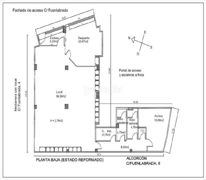 Foto f39e08d3-d7d3-423b-bf75-d4f584b7f92d. Locale commerciale in calle fuenlabrada 6 in Casco Antiguo Alcorcón