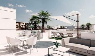 Apartament a San Juan de los Terreros. Apartamento de obra nueva con amplia terraza, piscina y entrega