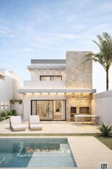 Chalet in San Juan de los Terreros. Villa erodium 3 dormitorios, 2 baños y piscina privada en san ju