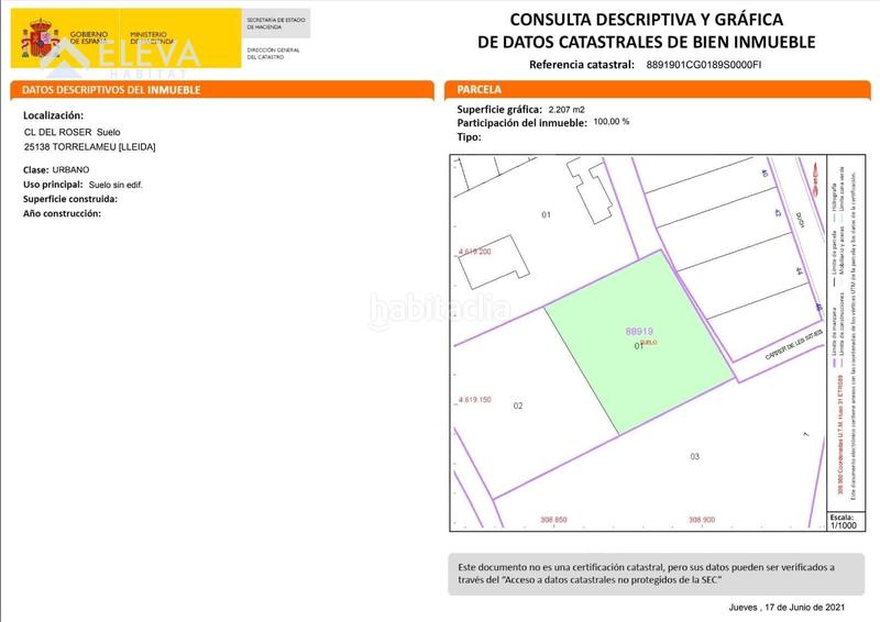 Foto 20e8cdc9-1483-4c7c-9a6b-7a4e8e48a28d. Terreny residencial a carrer la nòria a Torrelameu