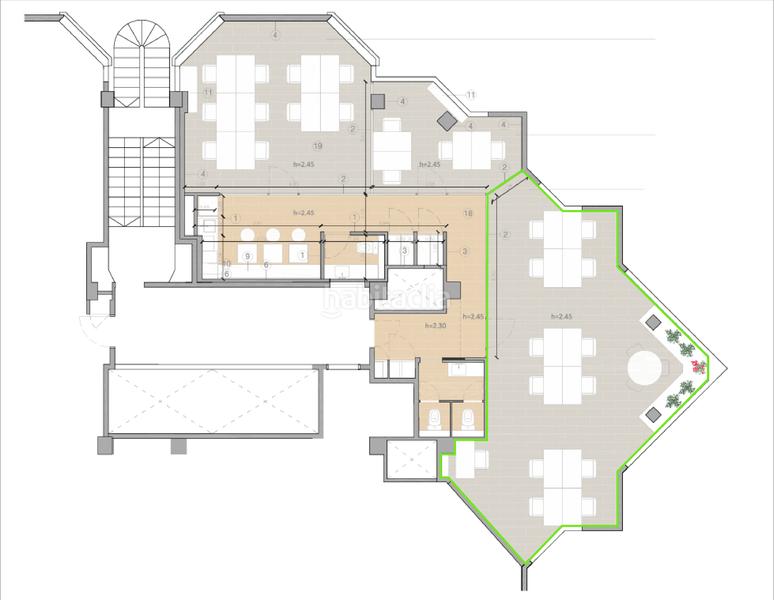 Foto f39478f1-e32a-4d50-af80-8e05e0b8a566. Lloguer oficina a plaça d'urquinaona 6 a Dreta de l´Eixample Barcelona