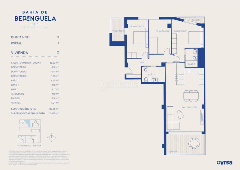 Foto c187a190-ec91-4b54-9d2c-cef4dc32cc1a. Flat 135m<sup>2</sup> in avenida reina berenguela 7 in Rollo - Puente Ladrillo Salamanca