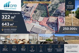 House in Ogíjares. "casa de 3 dormitorios con 322 m² construidos, almacén y parcela