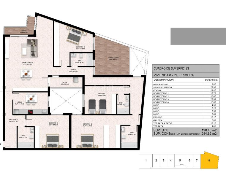 Foto 3e9fe28f-ea28-46c7-b6c8-5097f596b92e. Pis 244m<sup>2</sup> a plaza andalucía 3 a La Coca-La Nia-Vistahermosa Aspe