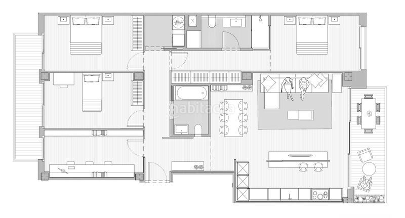 Foto 17d1f275-deaf-4152-a277-ccc926582b33. Pis amb calefacció aparcament piscina a Eixample Nord Girona