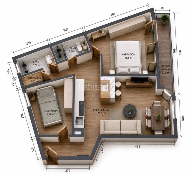Foto 59814a6d-9252-4efc-8e2d-2a8fdcd93a5c. Apartament amb calefacció a San Claudio - La Chantría León