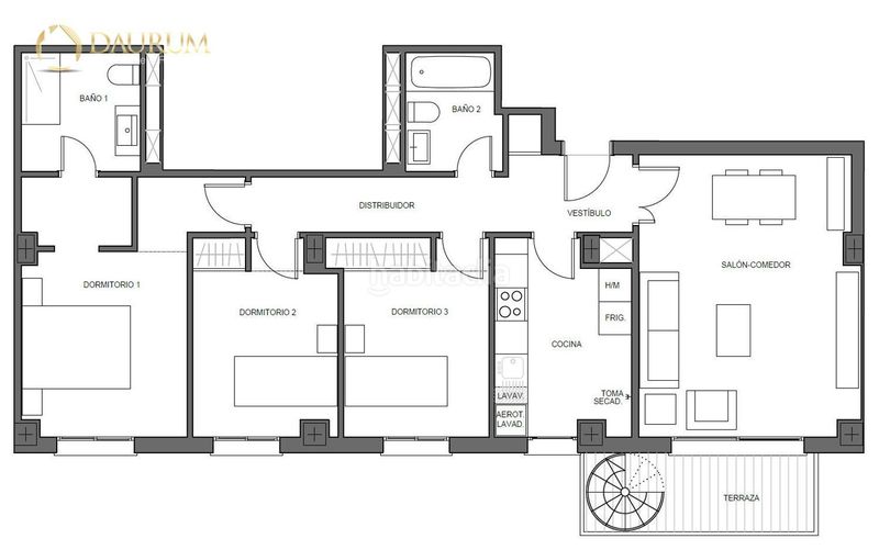 Foto 50678700-50fe-4f6f-8894-10d1c4635310. Dachwohnung mit heizung parking pool in zona nueva Camas - marcelino camacho Camas