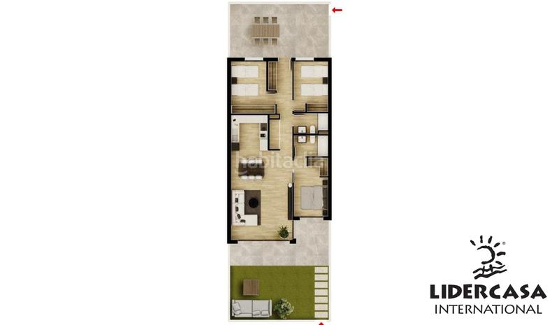 Foto e574242c-8d63-4d3b-8f54-75f8e8d91f64. Etagenwohnung mit parking pool in Monte Faro-Altomar II Santa Pola