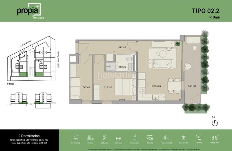 Foto c8b8c6c6-5340-4618-9af8-4583847ead44. Location appartement dans carrer d'amposta 4 dans Les Arenes - La Grípia - Can Montllor Terrassa