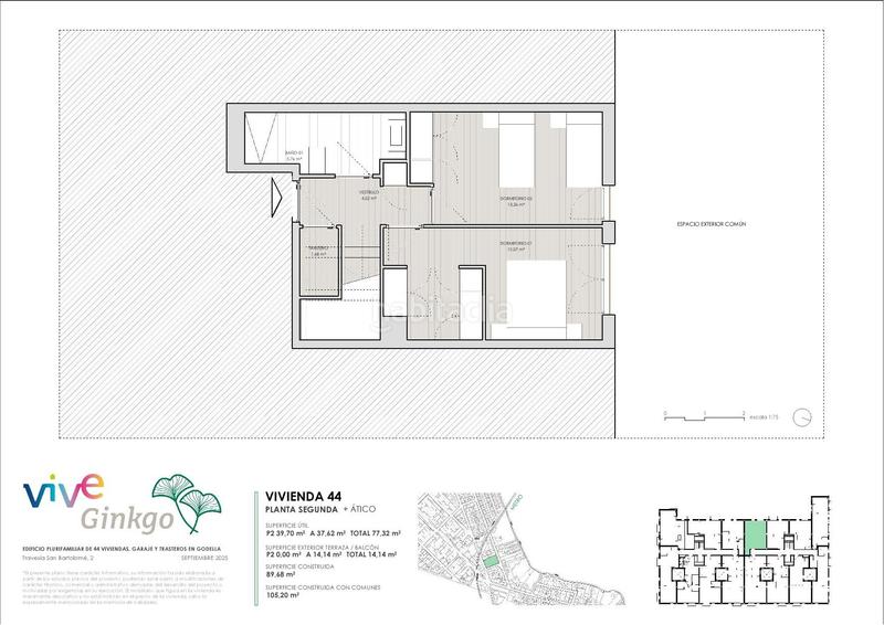 Foto babbf386-b1e9-4289-9dfb-a522e34959d2. Zweistöckige wohnung 120m<sup>2</sup> in carrer san bartolome 15 in Godella