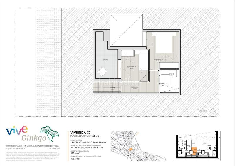 Foto 63959a88-796c-434e-90d3-4f613f0ba34f. Zweistöckige wohnung 126m<sup>2</sup> in carrer san bartolome 15 in Godella