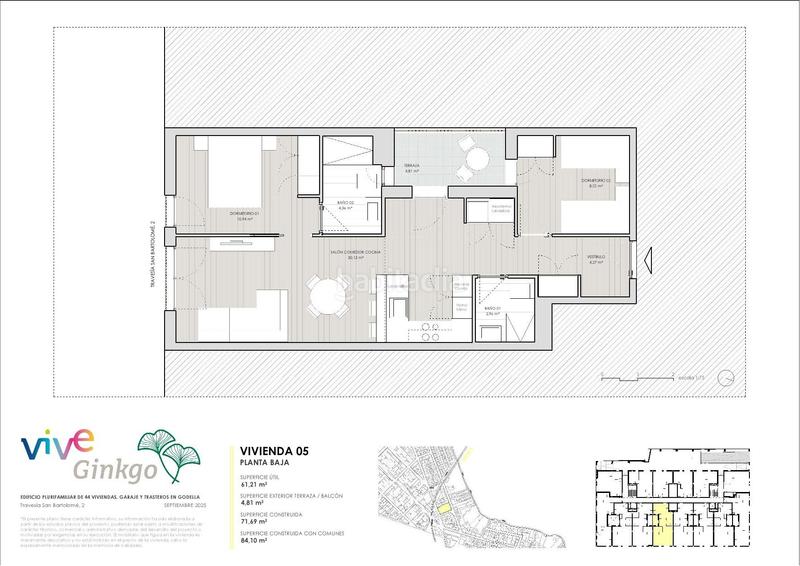 Foto 97ed80f0-1845-4de5-b584-7f1c2eb336d3. Appartement 88m<sup>2</sup> dans carrer san bartolome 15 dans Ayuntamiento - El Salvador Godella