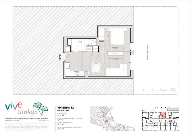 Foto c31d1e04-0906-4b28-9e94-90c660470d85. Appartement 51m<sup>2</sup> dans carrer san bartolome 15 dans Ayuntamiento - El Salvador Godella