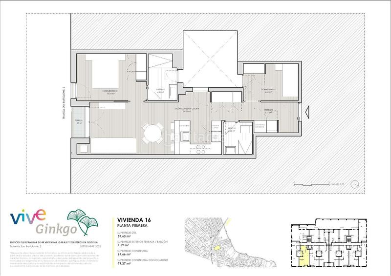 Foto 8daf093a-a68e-4000-ac1a-12dcadcd4217. Flat 79m<sup>2</sup> in carrer san bartolome 15 in Ayuntamiento - El Salvador Godella