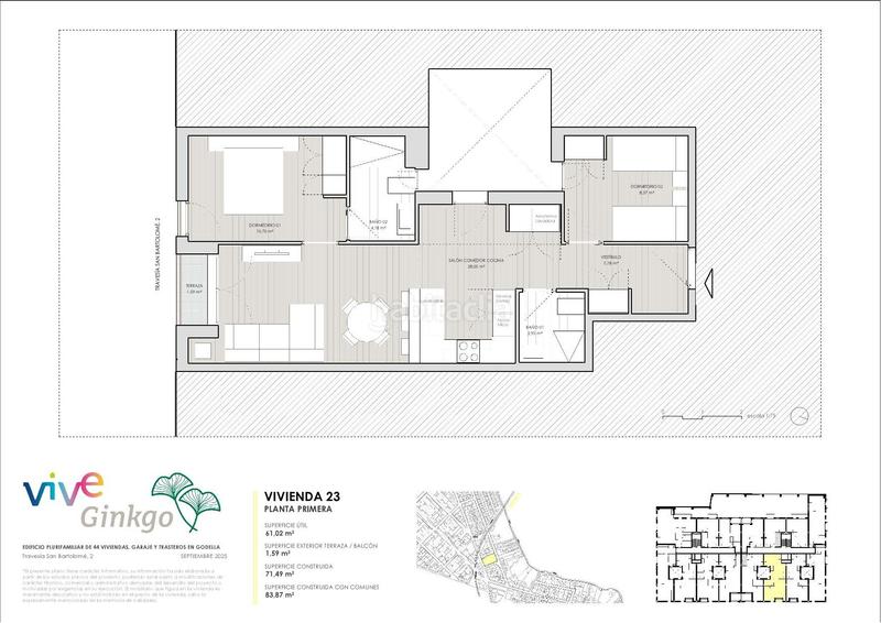 Foto 81fc4b12-44b2-4477-a2e5-26f2db63d123. Appartement 83m<sup>2</sup> dans carrer san bartolome 15 dans Ayuntamiento - El Salvador Godella