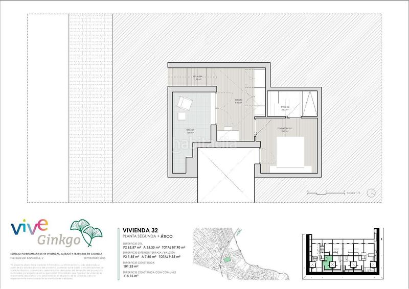 Foto 55e891d9-b593-4412-880d-25195cb79acd. Zweistöckige wohnung 129m<sup>2</sup> in carrer san bartolome 15 in Godella