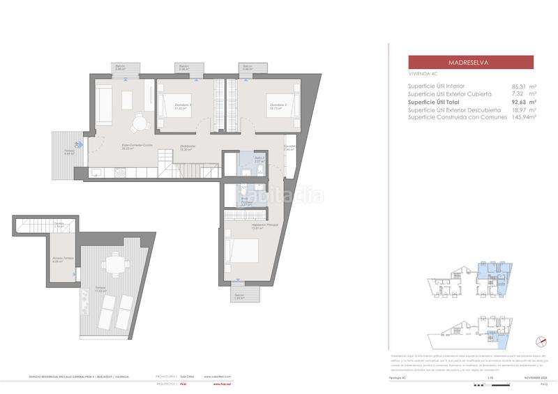 Foto 74afea4f-8db5-4bb3-b5b0-960bbb4e2758. Dúplex 145m<sup>2</sup> en carrer del general prim 4 en Zona Campus Universitario Burjassot