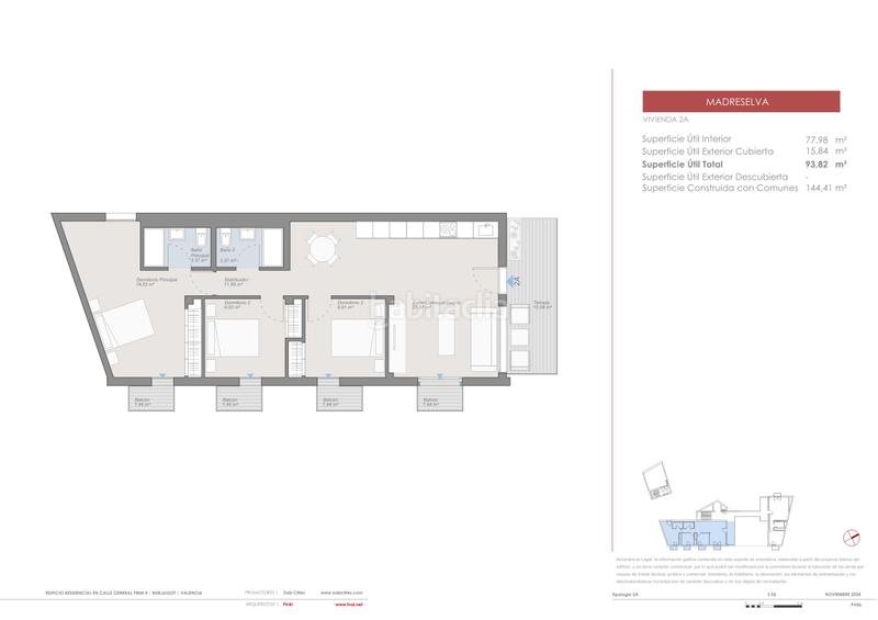 Foto 75409511-92da-488b-9653-a071c6434989. Appartement 144m<sup>2</sup> dans carrer del general prim 4 dans Zona Campus Universitario Burjassot