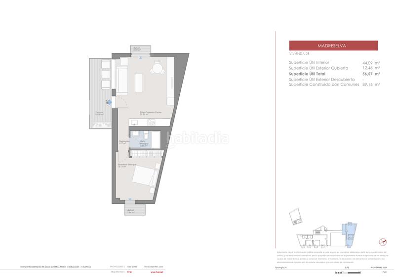 Foto 37248974-bcd7-4fc0-96bb-00602dcc4cc1. Appartement 89m<sup>2</sup> dans carrer del general prim 4 dans Zona Campus Universitario Burjassot