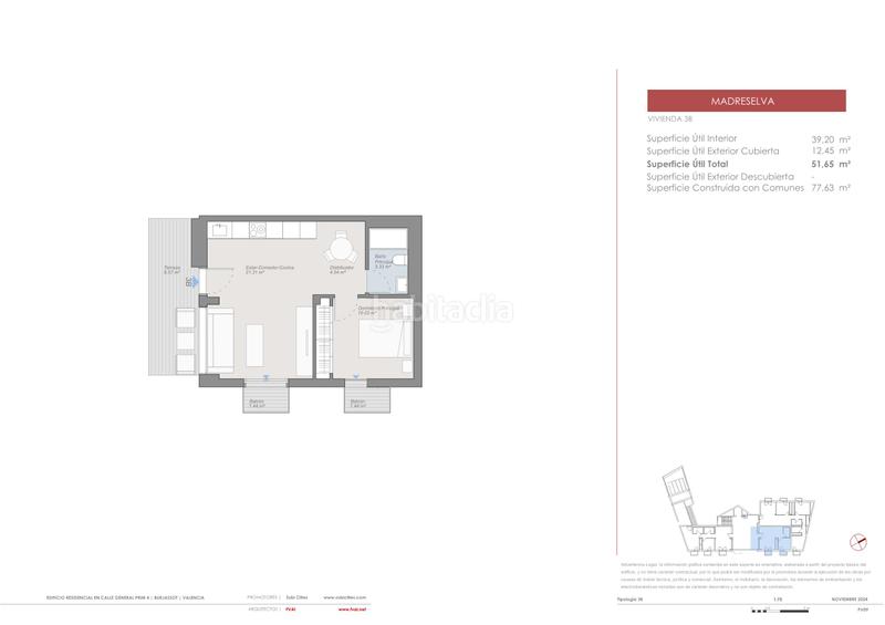 Foto a65b0916-7e65-471a-958e-4c75002d4deb. Flat 77m<sup>2</sup> in carrer del general prim 4 in Zona Campus Universitario Burjassot