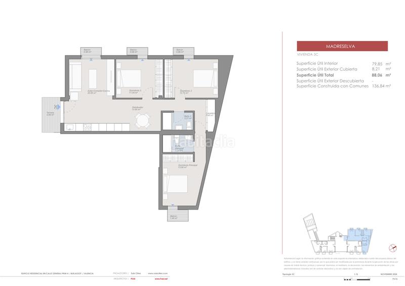 Foto ceb3c7b9-384c-4058-88e8-ac9d46f9950f. Etagenwohnung 136m<sup>2</sup> in carrer del general prim 4 in Zona Campus Universitario Burjassot