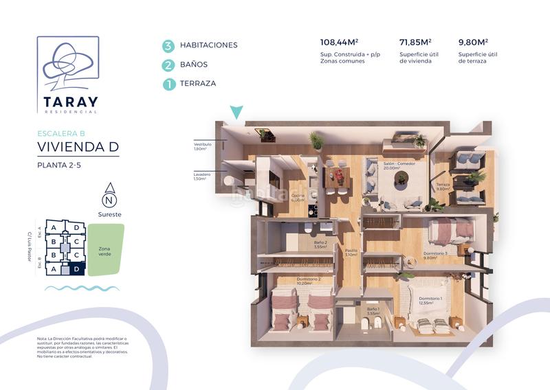 Foto 7b25b7c0-ac73-4ffb-bf38-b451f9ca2004. Piso 108m<sup>2</sup> en Aguadulce Sur Roquetas de Mar