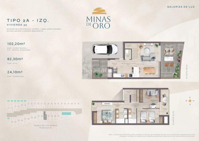 Foto dd2a8304-7bc0-4a02-affc-e22388b968a1. Dúplex 102m<sup>2</sup> a paseo de las minas 4 a Rodalquilar - La Isleta Níjar