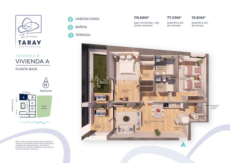 Foto d332d581-ecfe-477f-9248-5baf384bd9c1. Planta baixa 119m<sup>2</sup> amb aparcament piscina a Aguadulce Sur Roquetas de Mar