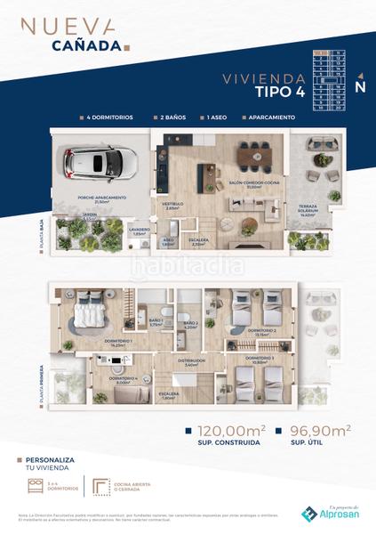Foto a87b4bfa-edfe-45a5-9c08-1e3c9deba081. Zweistöckige wohnung 129m<sup>2</sup> in calle antonio quirós 11 in Almería