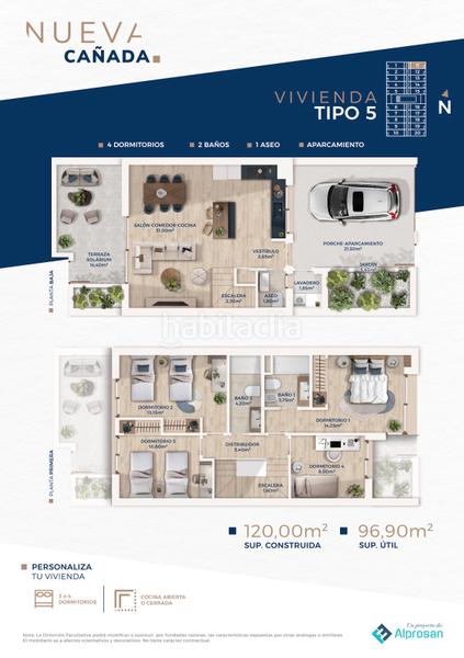 Foto e094ee4b-437e-43a7-a92c-ebb887a582d6. Zweistöckige wohnung 129m<sup>2</sup> in calle antonio quirós 11 in Almería