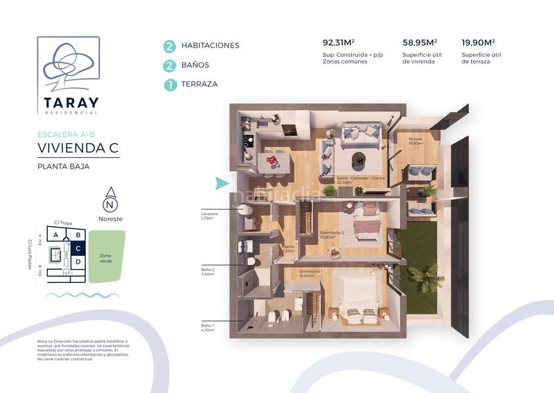 Foto e0c12be3-5d5f-46cf-8f34-98bf55a67b79. Rez-de-chaussée 92m<sup>2</sup> avec parking piscine dans Aguadulce Sur Roquetas de Mar