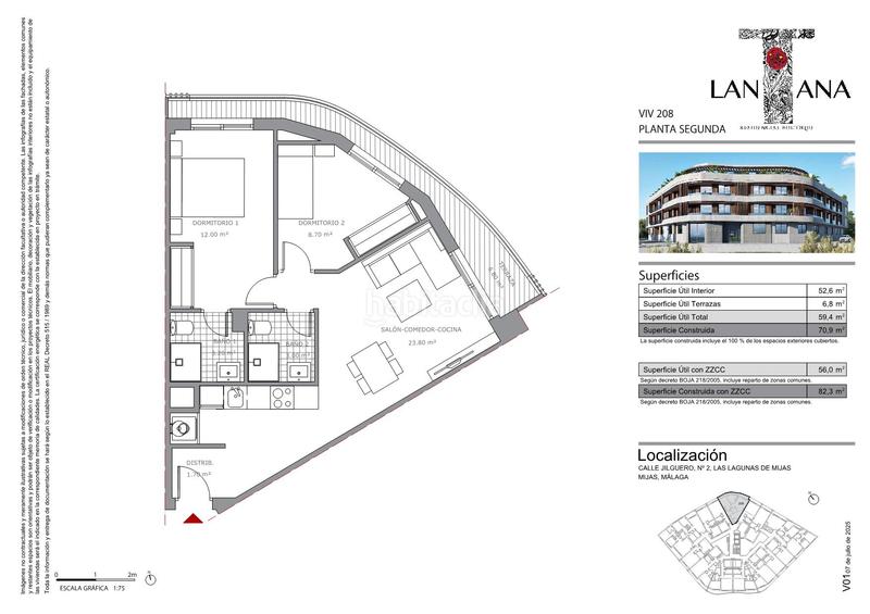 Foto 1a6b6a27-9b1b-4bf1-a0a3-f83302a1ad7c. Appartamento 82m<sup>2</sup> in calle jilguero 1 in Las Cañadas Mijas
