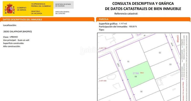 Foto 9f0e93e3-1ddb-4e2d-b6de-a86ee7ded9a2. Terrain résidentiel dans El Guijo-Colonia España Galapagar