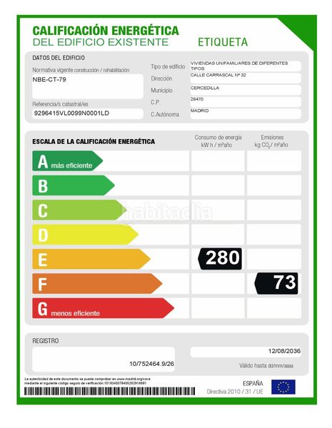 Foto c2ffe91f-e838-4ffb-803a-c9d4de926814. Xalet amb calefacció aparcament a Cercedilla