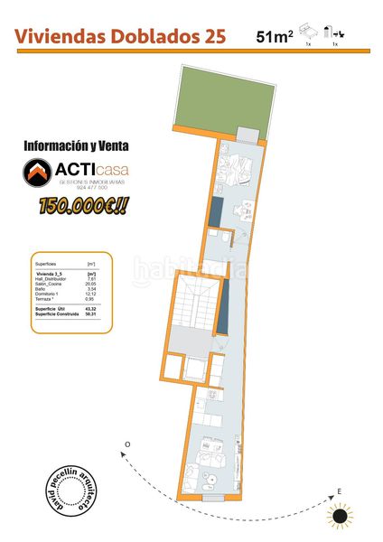 Foto ffe5ef14-9b88-4fee-b448-2973804be2d5. Apartament a Casco Antiguo Badajoz