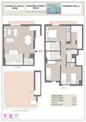 Dúplex  Calle de can curt. Obra nueva en plaza pedro garau