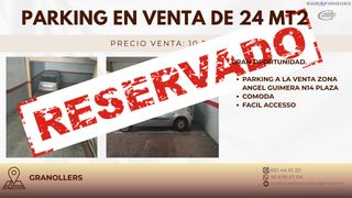 Aparcament cotxe a Carrer Àngel Guimerà 31