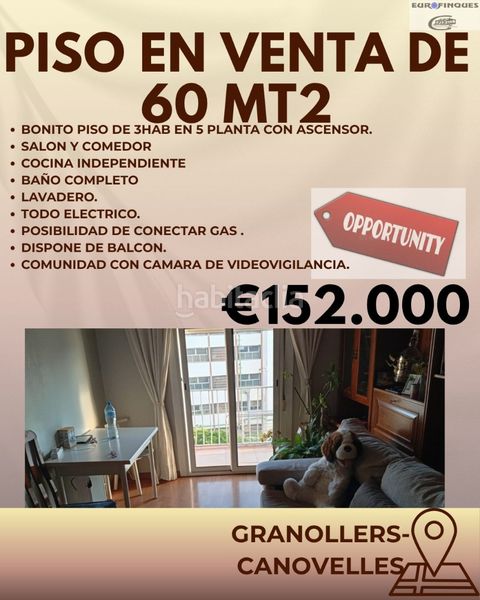 Foto f3817412-241d-46c1-9023-1dd5a4f8519c. Piso en carretera de caldes 40 gran oportunidad...!! en Granollers