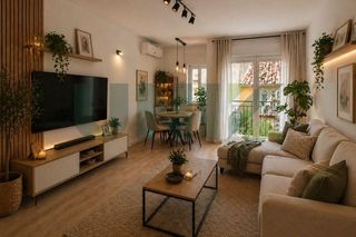 Flat in Can Baró. Oportunidad unica luminoso piso con 2 habitaciones dobles en can