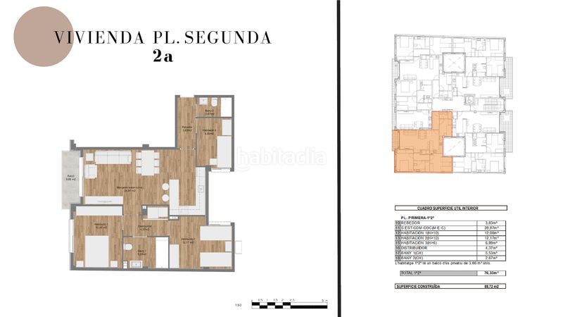 Foto a053849b-1998-4949-b307-a3a28887b7e9. Appartamento 88m<sup>2</sup> in carrer de sant mateu 5 in Vallirana