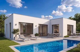 Chalet in Carrer de salou 29. Casa de obra nueva en cubelles. Neubau