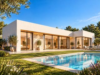 Casa a Carrer sant roc 3. Villa de obra nueva (autopromocion) en una sola planta con pisci