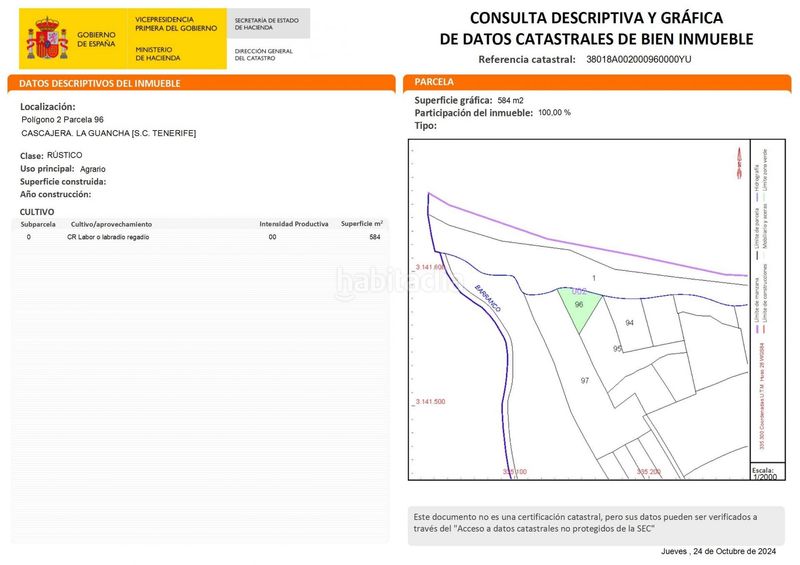 Foto af5f37a7-0db4-46dd-ab56-4bb8f3d79da6. Masia a Guancha (La)