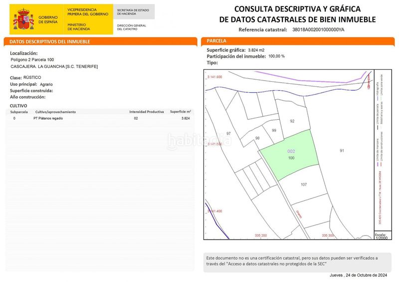 Foto f8be0488-3fda-4064-8d46-97faf0d241b2. Masia a Guancha (La)