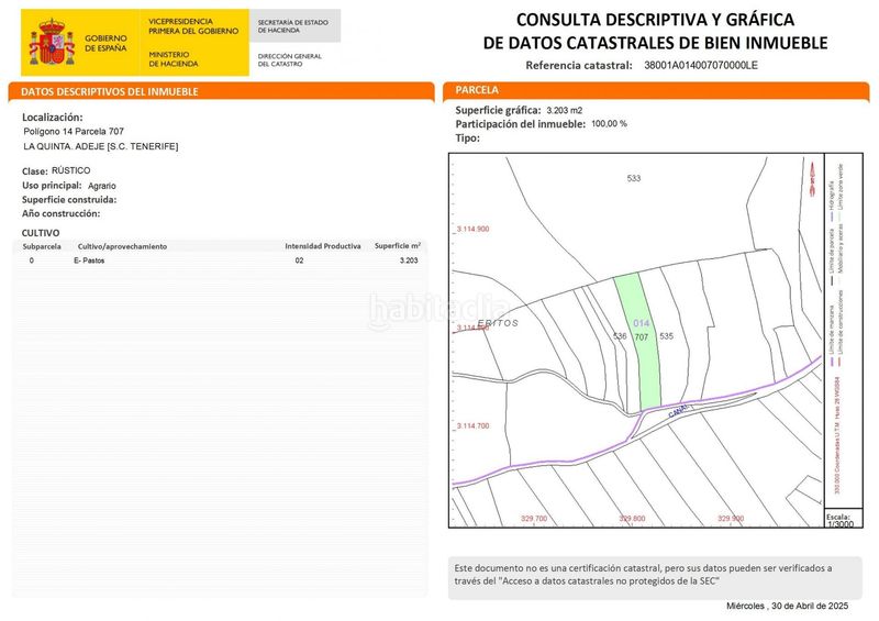 Foto 5b4dbda1-d816-4023-a328-9a4c89d6e3e1. Finca rústica a Casco Urbano Adeje