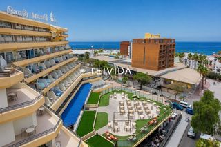 Flat  Avenida de espa�a. Piso con terraza, piscina comunitaria y vistas al mar en san eug