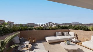 Pis  El cardon. Piso de 1 dormitorio con terraza, piscina y garaje en entorno re